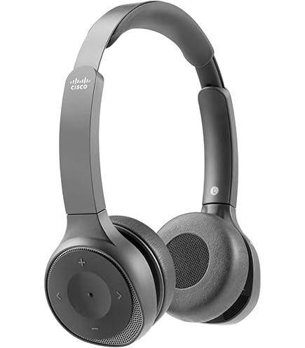 美品　Cisco 730 ヘッドセット（ワイヤレスプラチナ）　付属品完備 ビデオ会議のストレスがめちゃ減る。｢Cisco Headset 730｣は